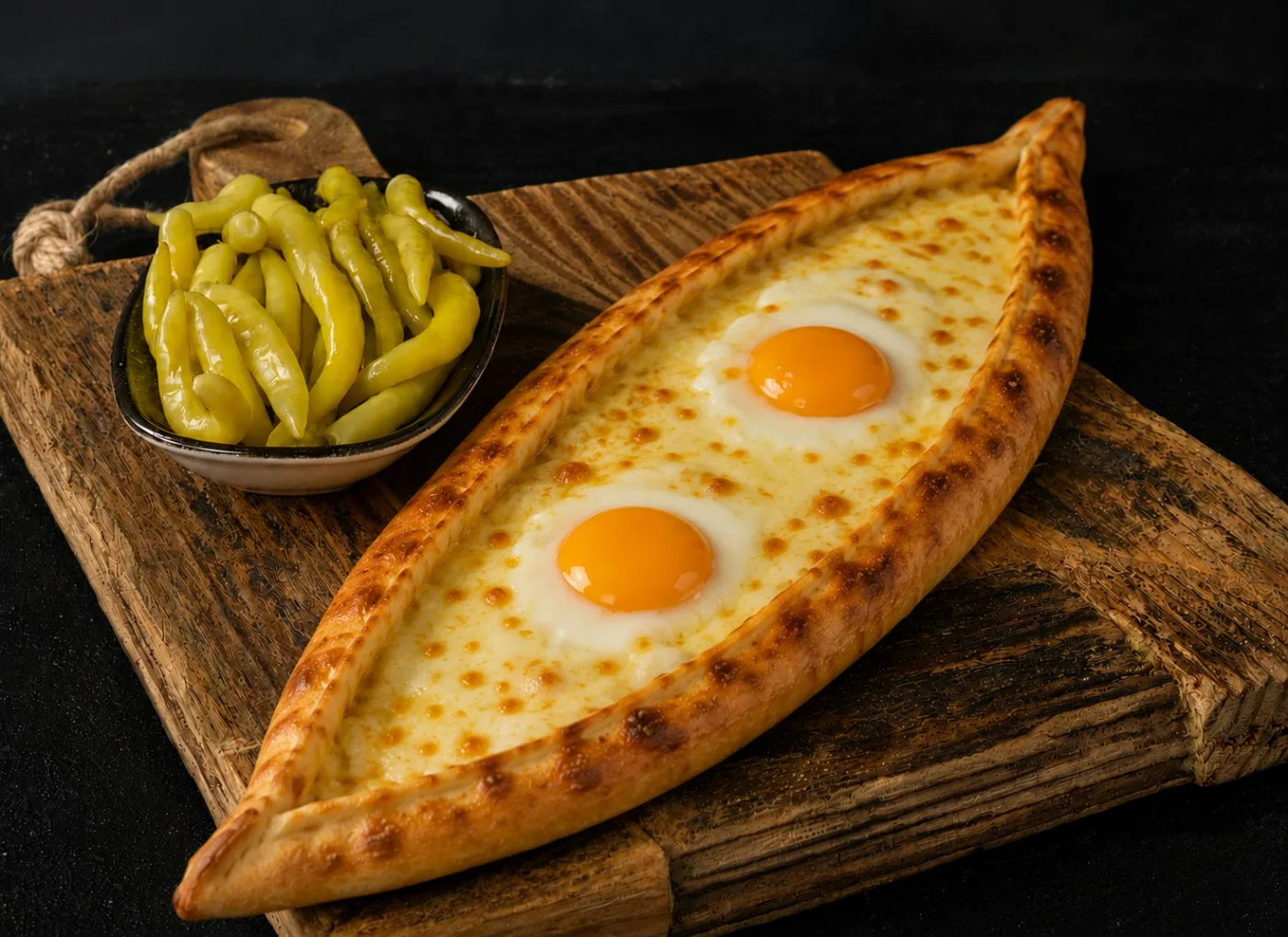 Kaşarlı Yumurtalı Pide